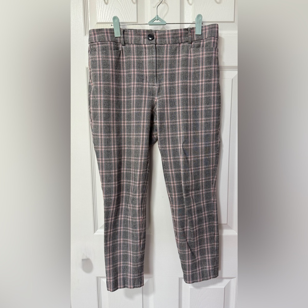 LOFT Curvy Multicolor Patterned Pants